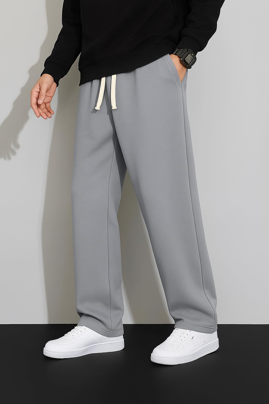 Track Pant for Men - Stylish, Comfortable & Stretchable Athletic Joggers for Casual & Gym Wear, Loose fit