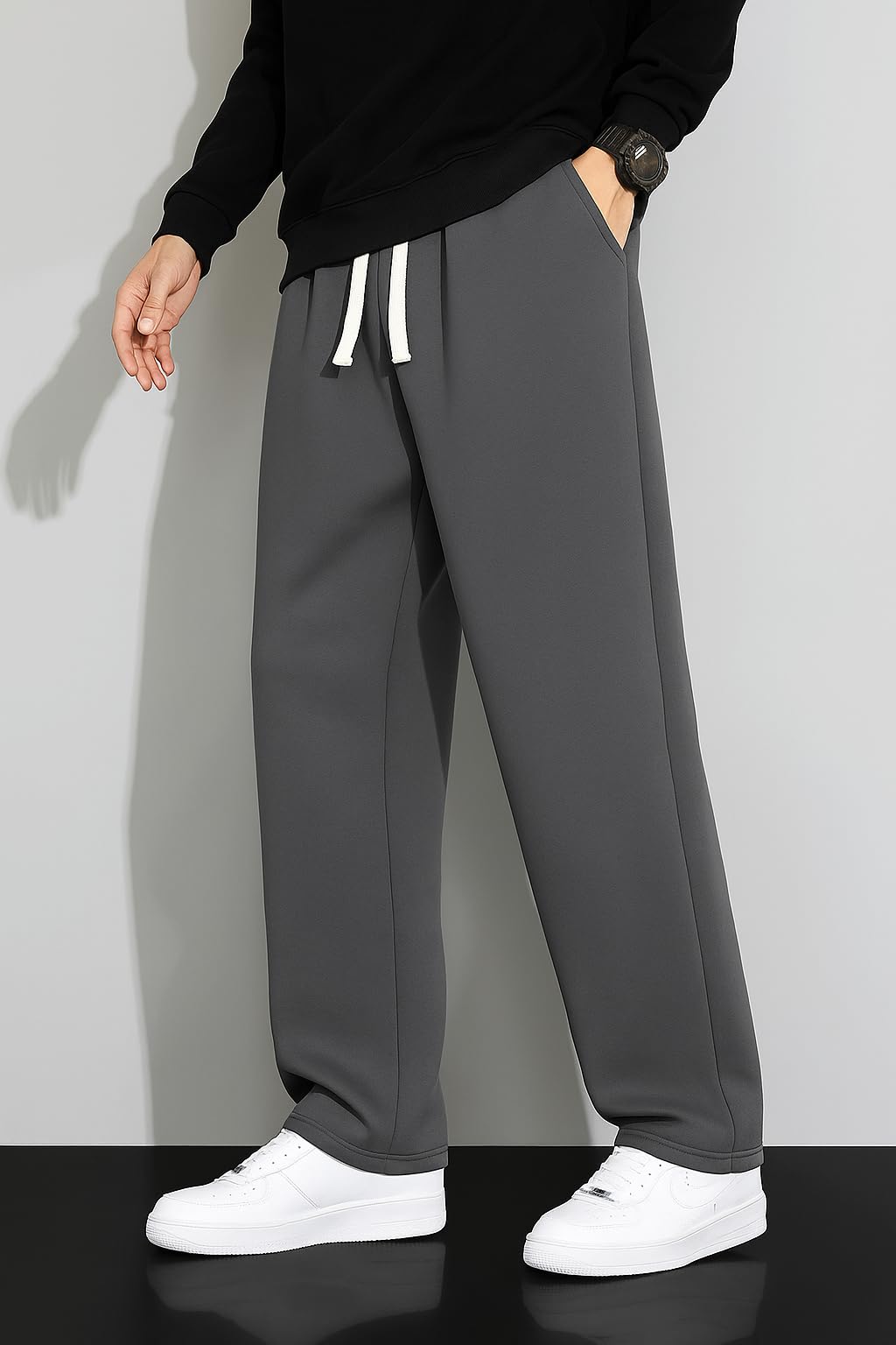 Track Pant for Men - Stylish, Comfortable & Stretchable Athletic Joggers for Casual & Gym Wear, Loose fit